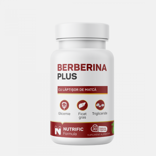 Berberina plus 500mg, 30 capsule vegetale