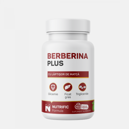 Berberina Plus 500mg, 60 capsule vegetale